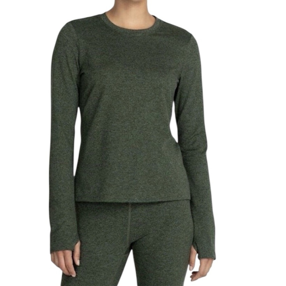 Calme Johnny Was | Women’s Ease Space Dye Long Sleeve Tee Size XS